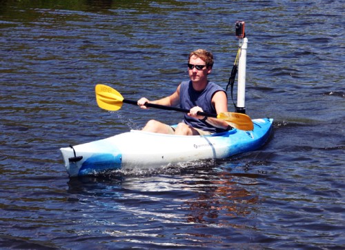 Use A Toilet Flange For Elevated Video While Kayaking Use A Toilet Flange For Elevated Video While Kayaking