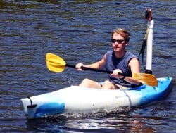 Use A Toilet Flange For Elevated Video While Kayaking