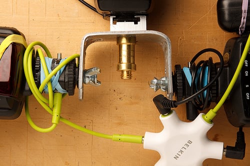 umbrella/ soft box bracket DIY - 3