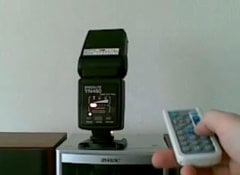 Control Your Flash Settings With a TV Remote Control