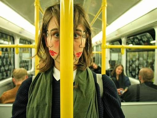 Portraits Of A Girl Taken Sideways With An Extra Face Portraits Of A Girl Taken Sideways With An Extra Face