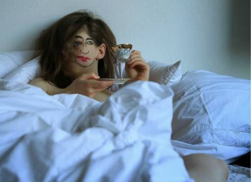 Portraits Of A Girl Taken Sideways With An Extra Face Portraits Of A Girl Taken Sideways With An Extra Face