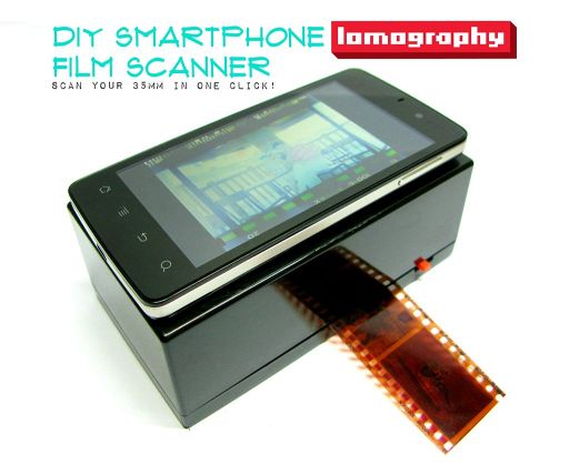 How To Make a Home Brew Smartphone Film Scanner