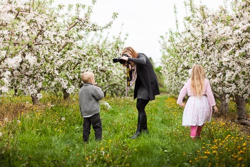 Woman photographing children jp danko toronto commercial photographer
