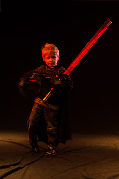 spiffy gear light blaster hands on review with darth vader star wars portrait jp danko toronto commercial photographer