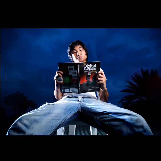 Reading on top of our roof