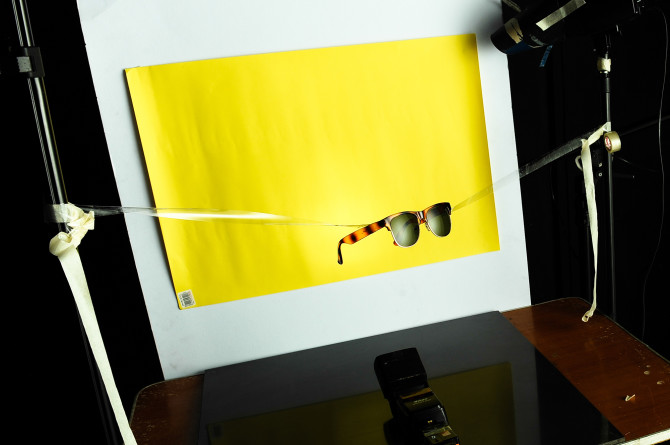 Yellow Setup taped