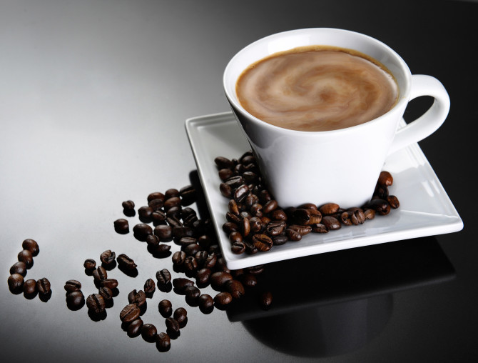 Coffee gradient reflection