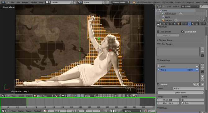 Blender Timeline