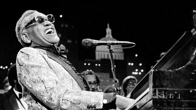 Ray Charles; Photo by Scott Newton