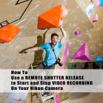 how to start and stop video recording using a remote shutter release