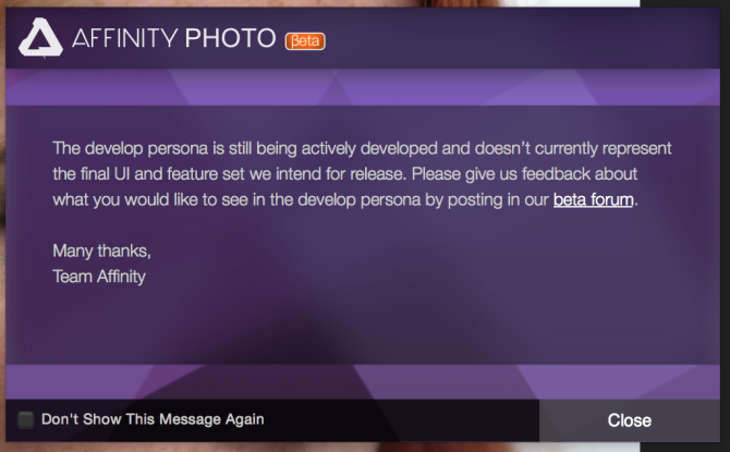 Remember this is Beta
