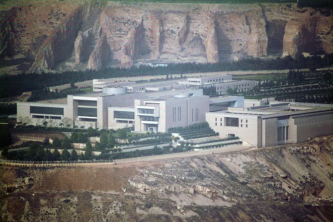 The presidential palace. Copyright Liberty Movie Ballooning