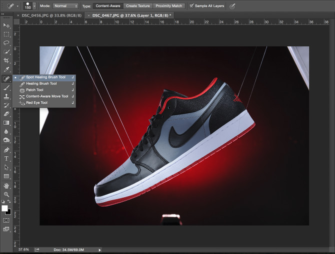 Shoe Product Photoshop (2)
