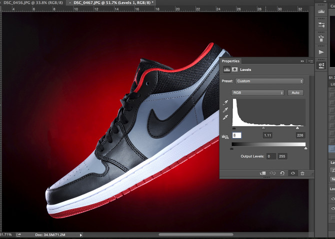 Shoe Product Photoshop (5)
