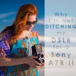 dslr versus sony a7r II full frame mirrorless camera