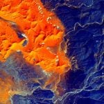 Sahara Desert seen from Space, by Scott Kelly