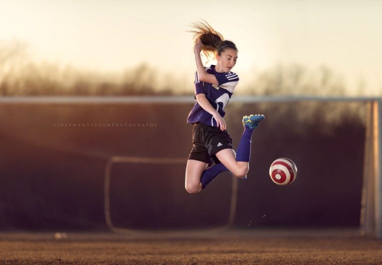 How I took these photos of girls playing soccer