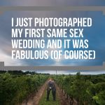 same sex wedding photography