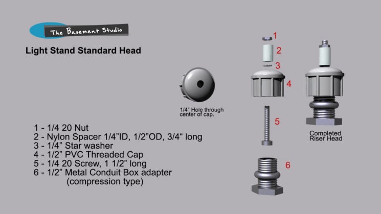 DIY light support system