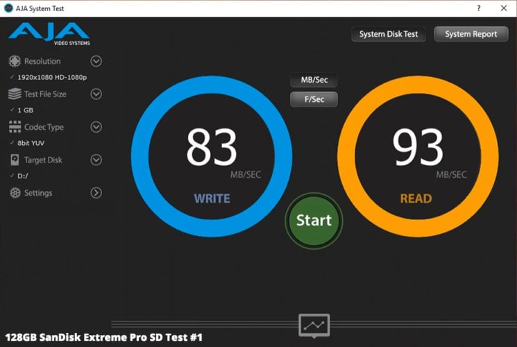 writing reading speed test