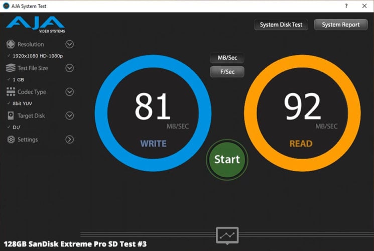 writing reading speed test