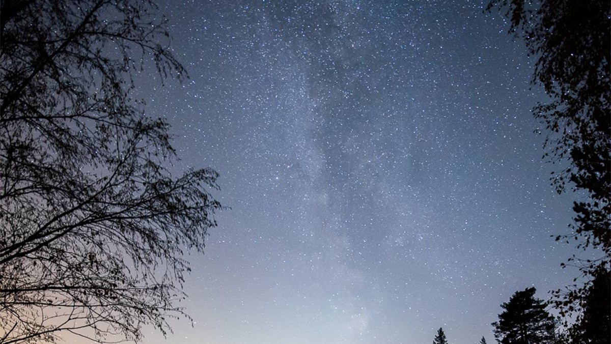 double process a Milky Way image