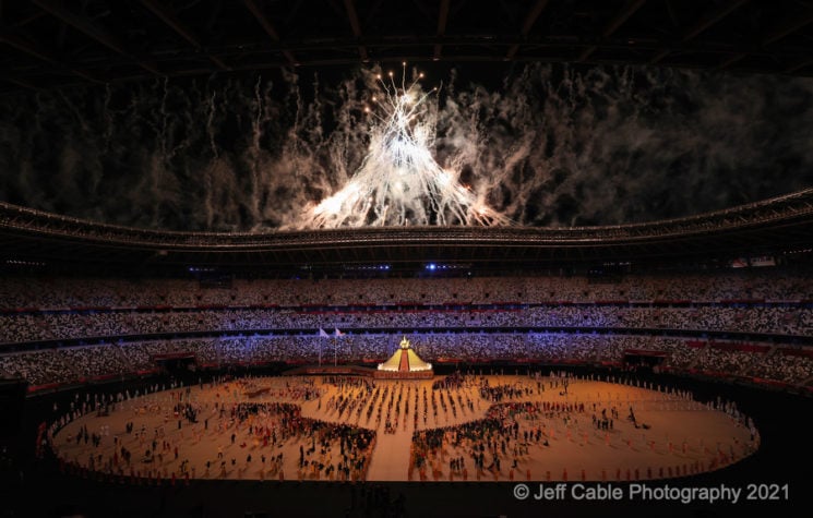 Tokyo Olympics 2020 Opening Ceremony with the Canon EOS R3