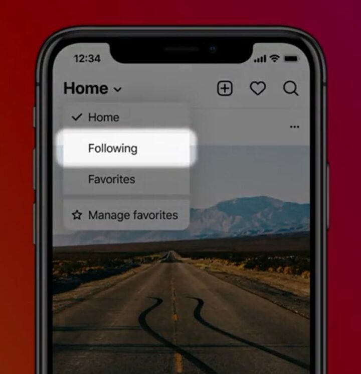 instagram chronological feed