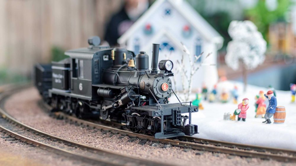 Take a ride on a model train set through a tiny Raspberry Pi FPV camera