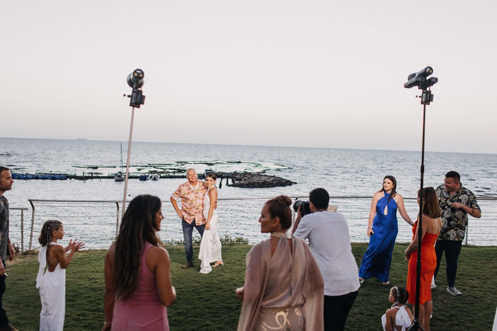 Godox ML-60bi LED light for wedding photography - set up for low Huppa