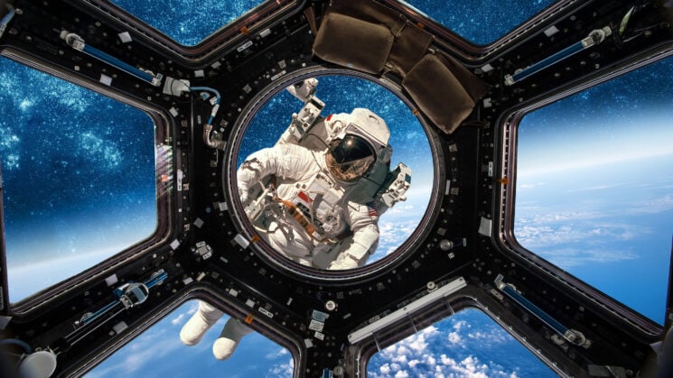 Spectacular view of Earth caught on astronaut's space walk camera