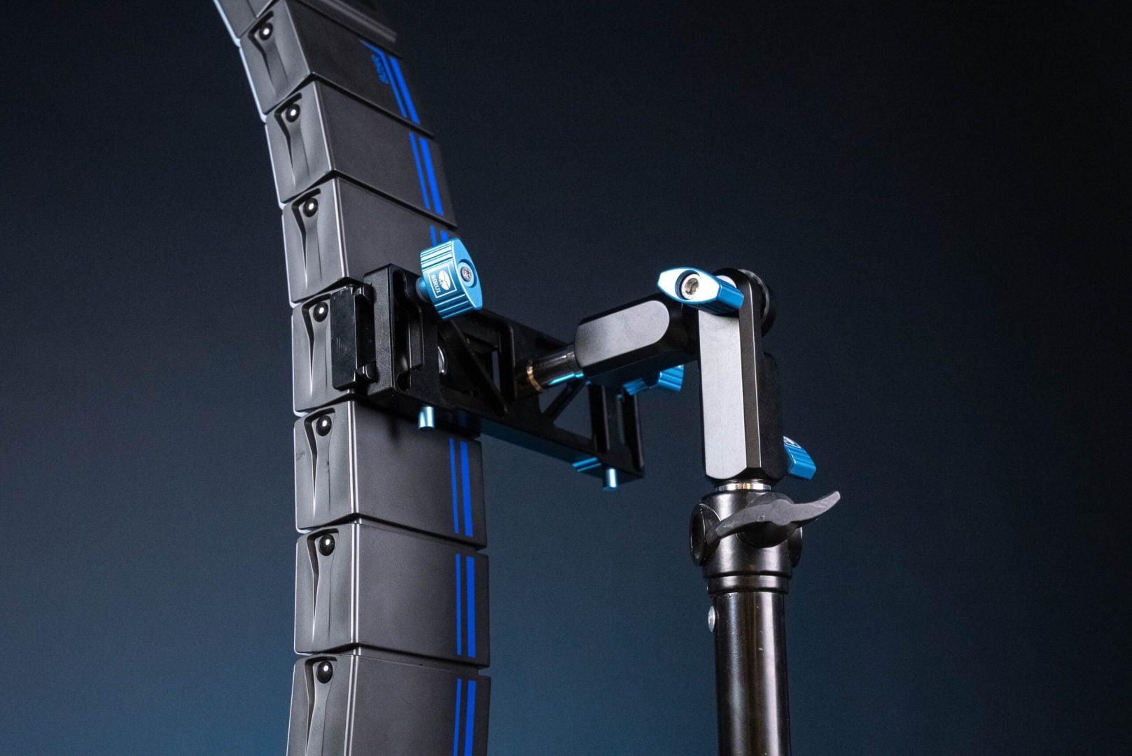 Sirui dragon led light - mounted on a stand