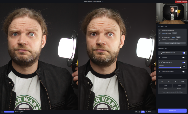 topaz photo ai portrait