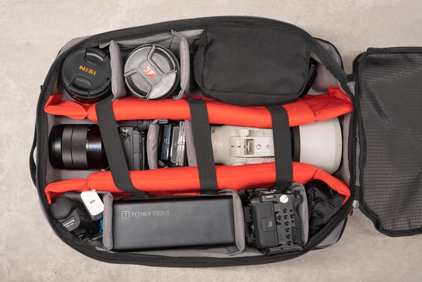 Manfrotto Pro Light Reloader Spin 55 - Full load