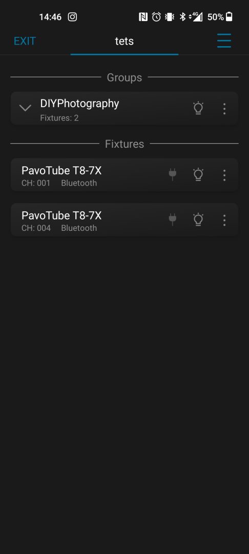 Nanlite PavoTube T8-7X tube light review - App: group naming