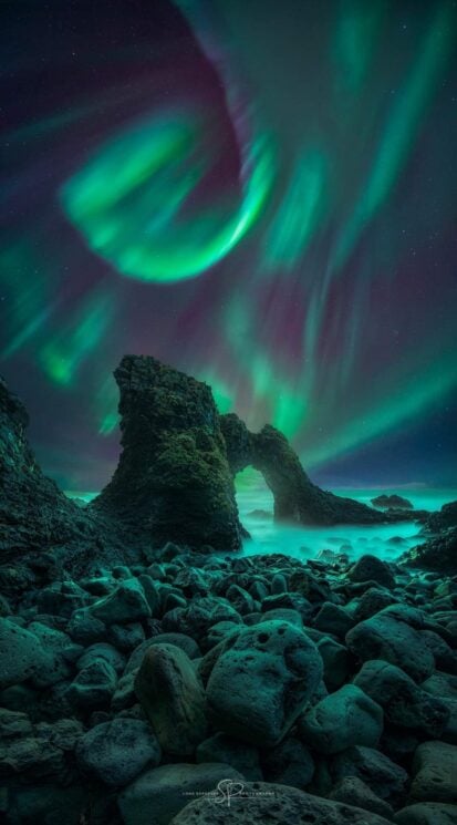 “Aurora Cave” by Stefano Pellegrin