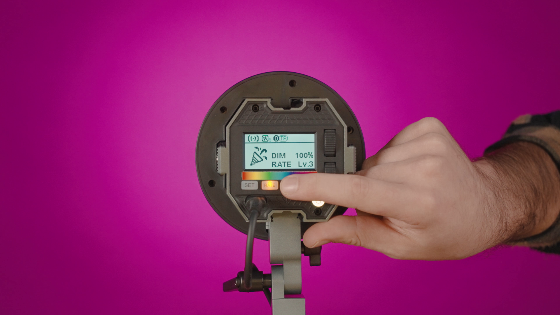 Colbor CL60r effects menu