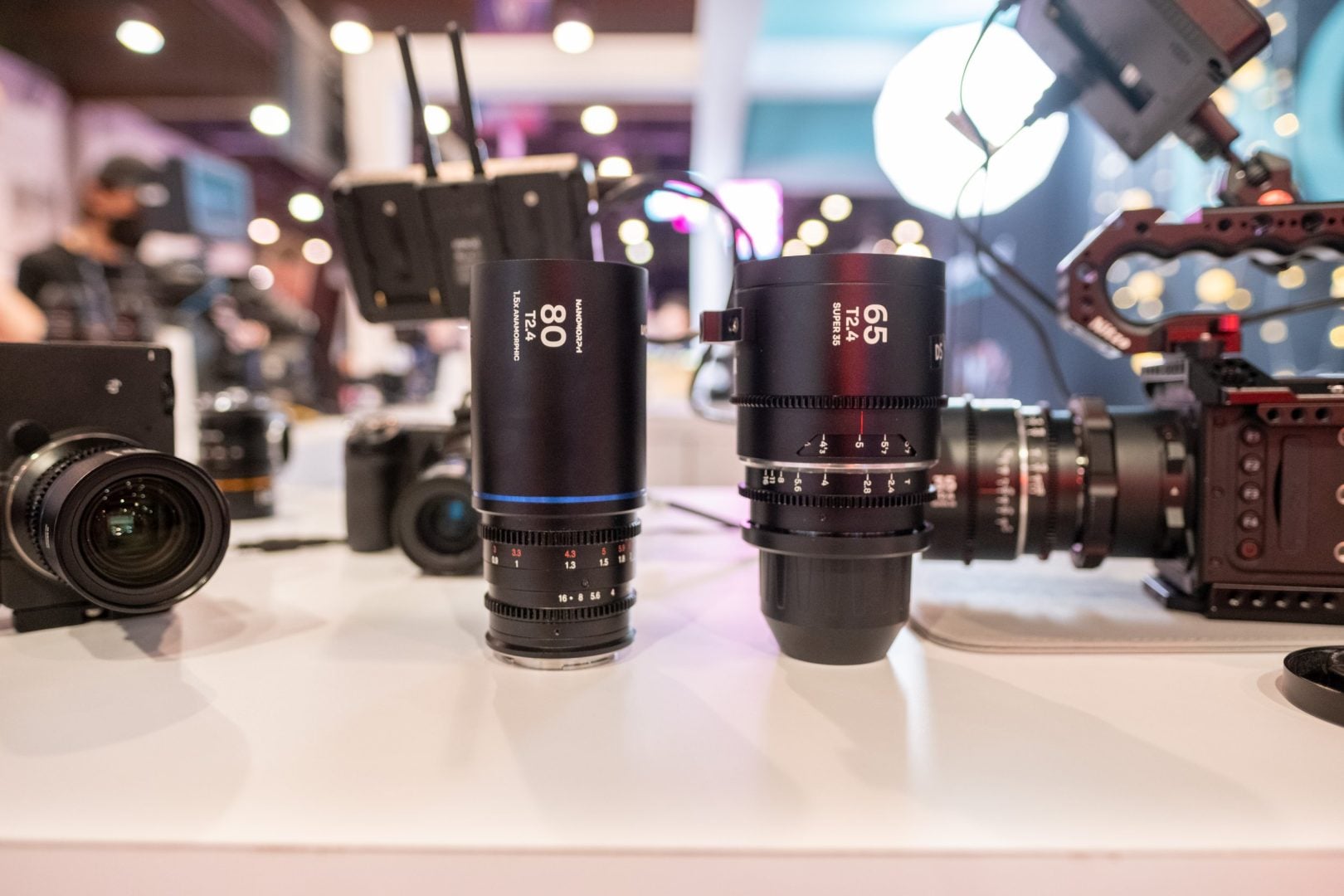 lenses side by side