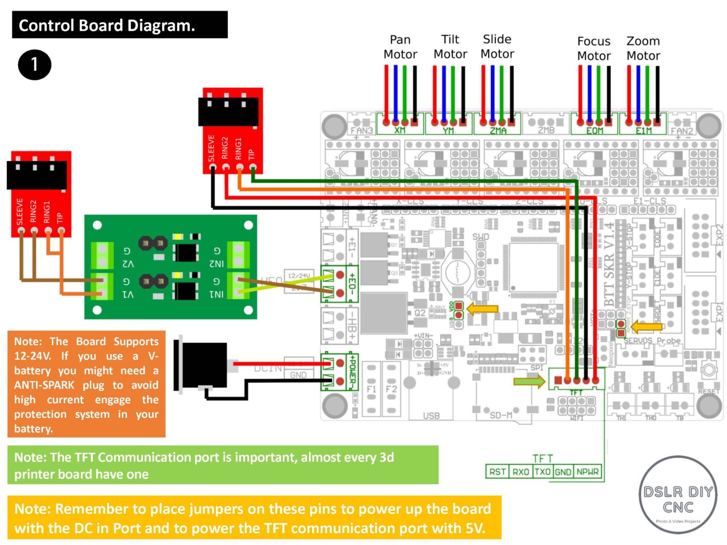 DIY video motion controller - electronics instructions 2