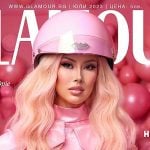 Fashion magazine cover created entirely with AI