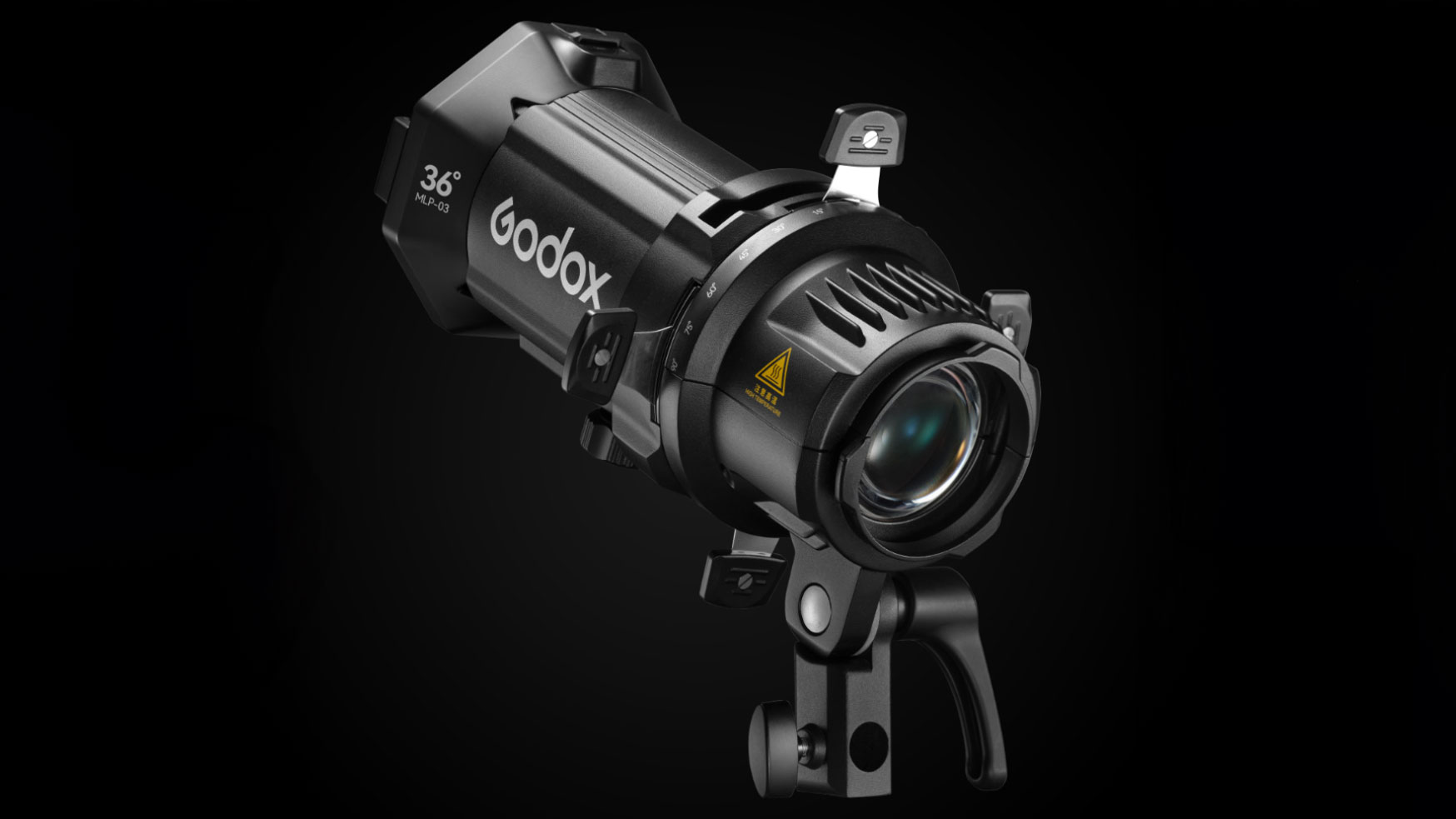 Projecteur LED Snoot GODOX BP-SE (BP-SE150) - Monture Bowens, Pour GOBO, 4 Lentilles Au Choix