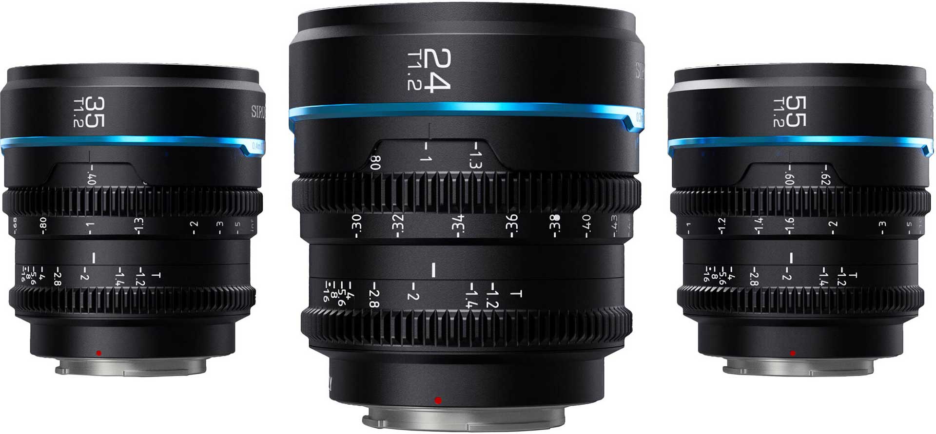 Sirui Night Walker T1.2 S35 Cine 3-Lens Set