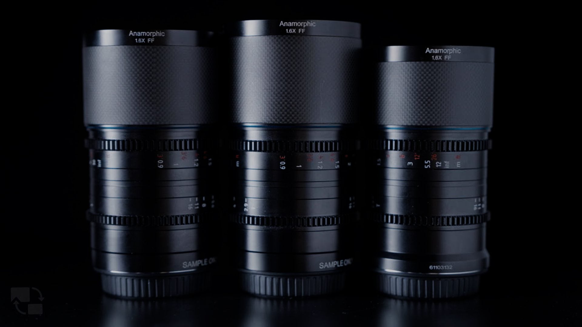 SIRUI Saturn three lens set: 35mm, 50mm, and 75mm