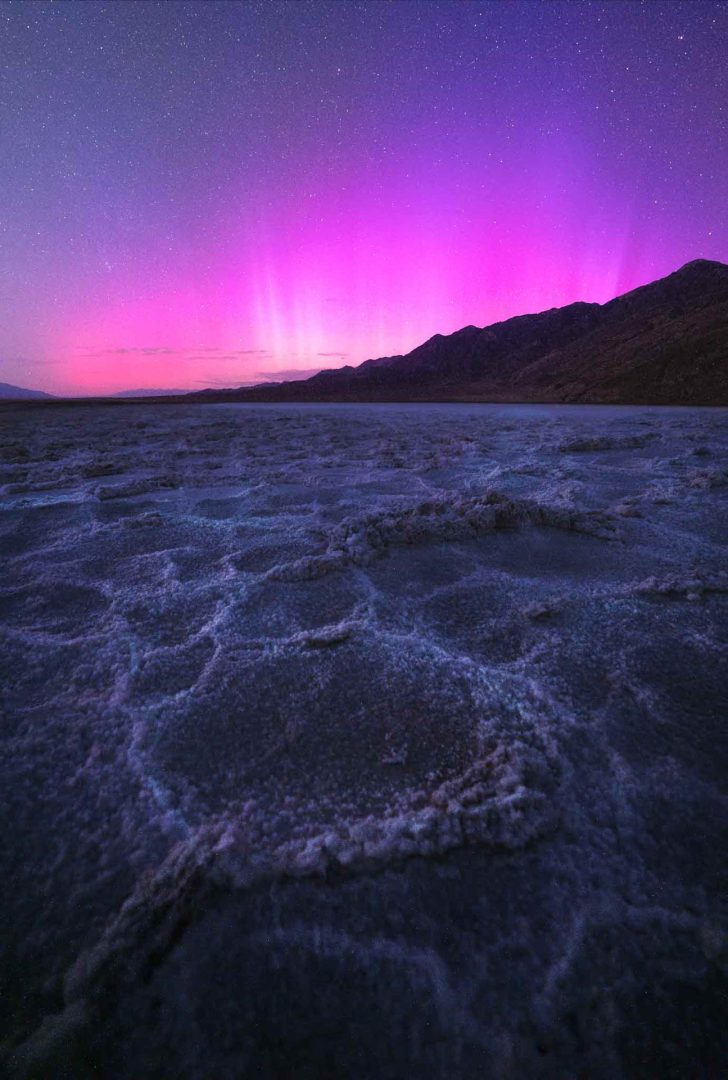 pink northern lights
