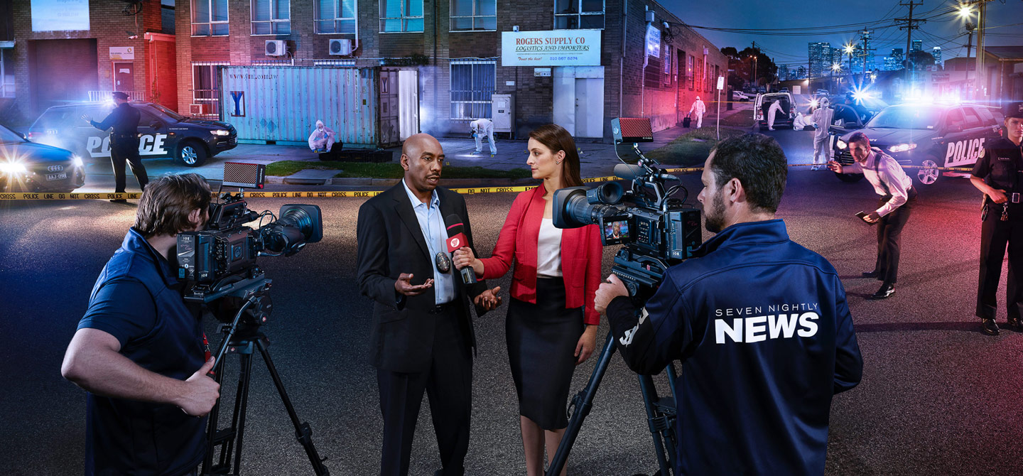 Blackmagic URSA Broadcast G2 on set