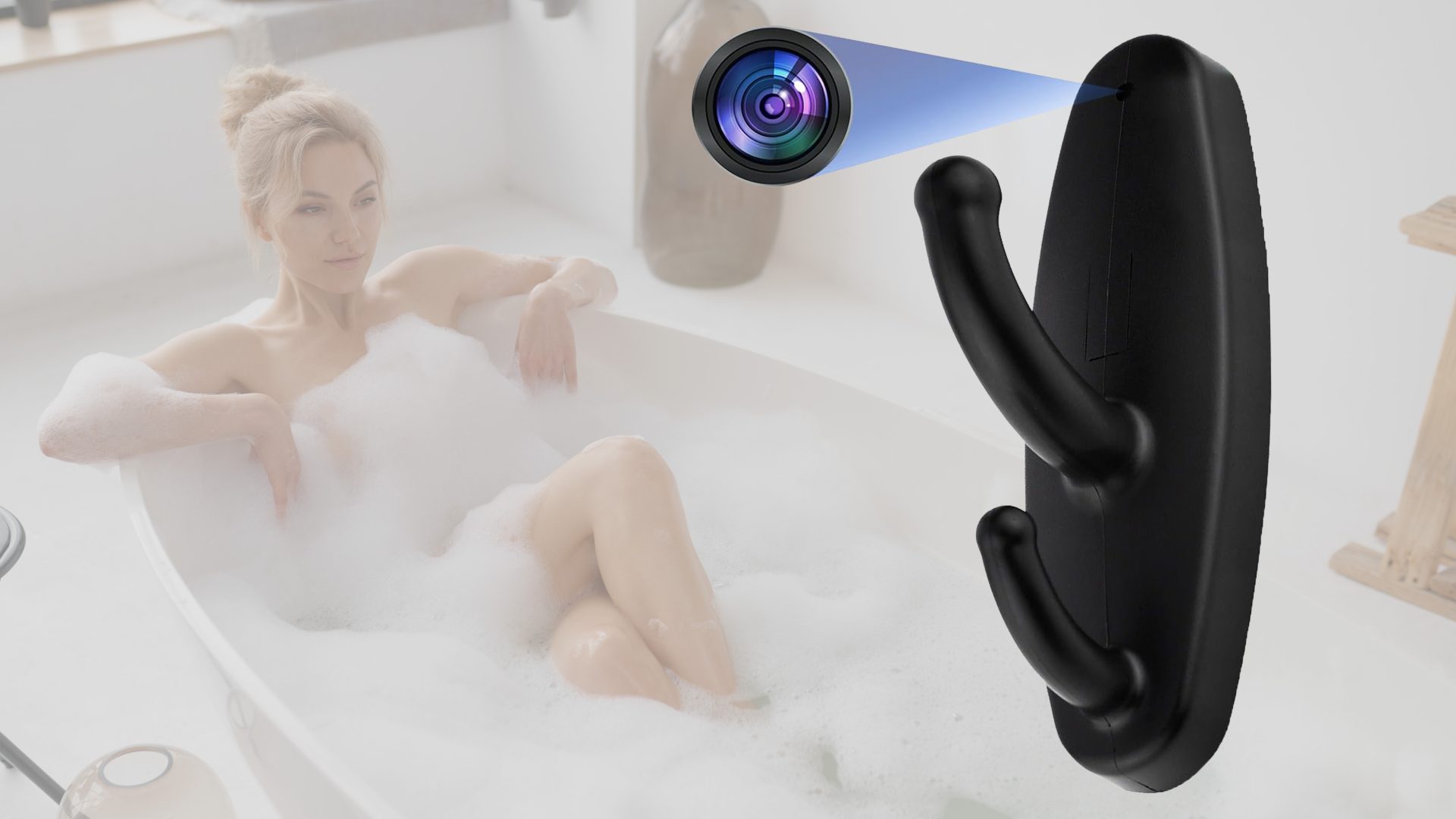 clothes hook camera
