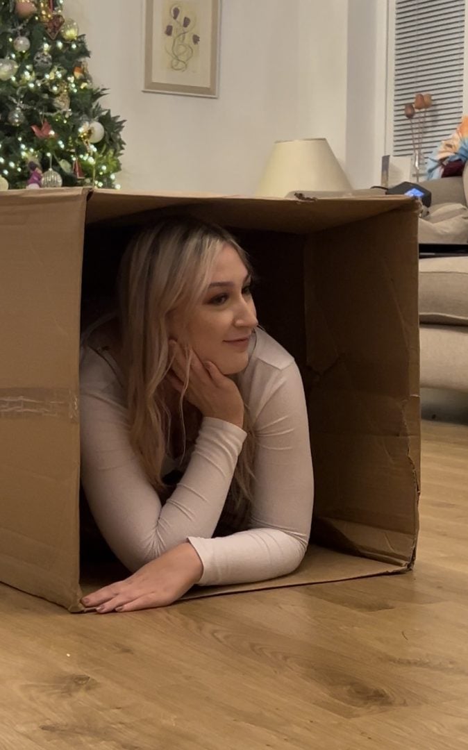 Nail this fun box-stacked portrait idea with these tips