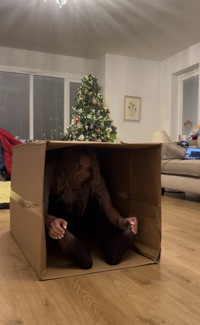 Nail this fun box-stacked portrait idea with these tips