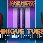 Shooting portraits with small LED light tubes: Godox TL30-K2 Review
